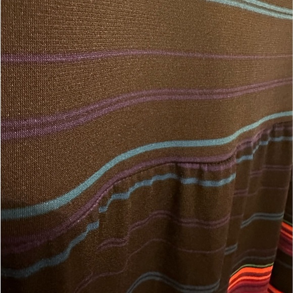 NY Collection stripe maxi dress size L - Picture 6 of 9